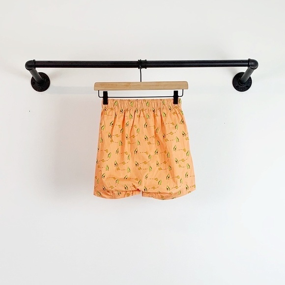 NWT J. Crew Men’s Avocado Print Cotton Boxers Underwear Orange - Picture 4 of 5